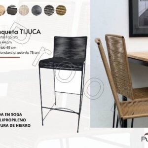 BANQUETA TIJUCA HN TEJIDO CORDON S YUTE
