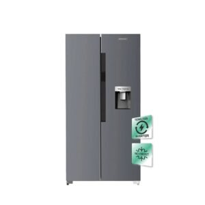 HELADERA BRIKET SIDE BY SIDE GRIS KDSBS4