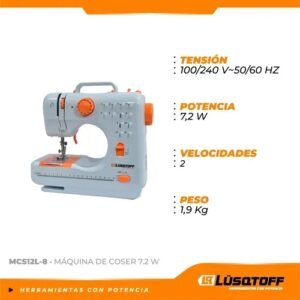 MAQUINA DE COSER LUSQTOFF 12 PUNTADAS