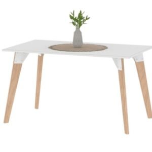 MESA DIELFE OSLO 140 BLCO ROBLE NAT