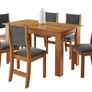 JGO COMEDOR VIERO VIOLETA 137X75 6SOL